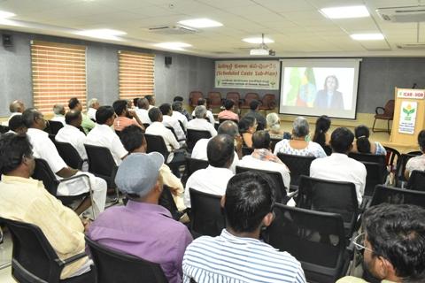 Staff of IIOR, farmers and other stakeholders participating in the Global millets conference