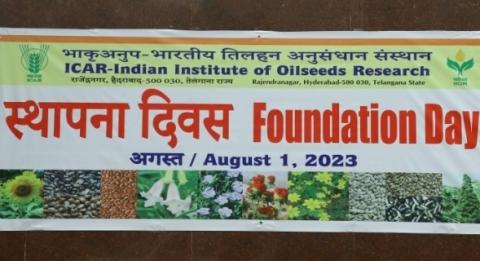 47 th Foundation Day Celebrations at ICAR-IIOR on 01.08.2023