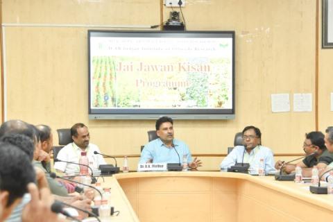 Jai Jawan Jai Kisan Program at ICAR-IIOR on 03.07.2024